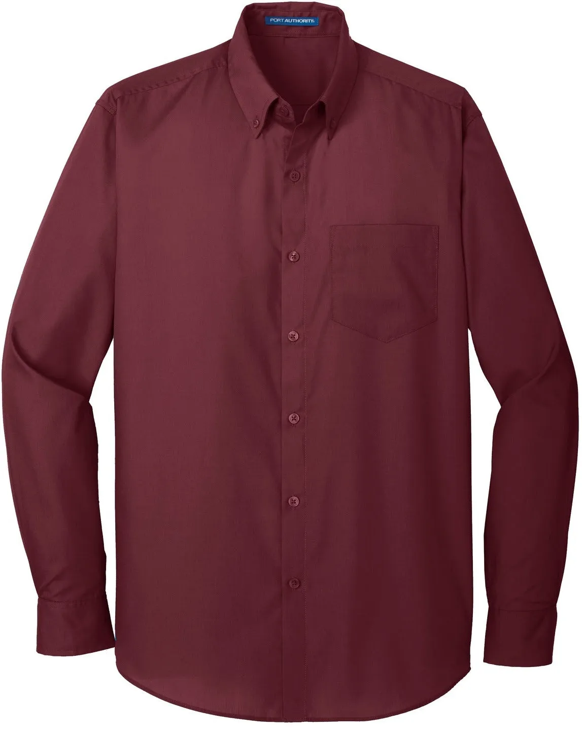 OUTLET-Port Authority Carefree Poplin Shirt