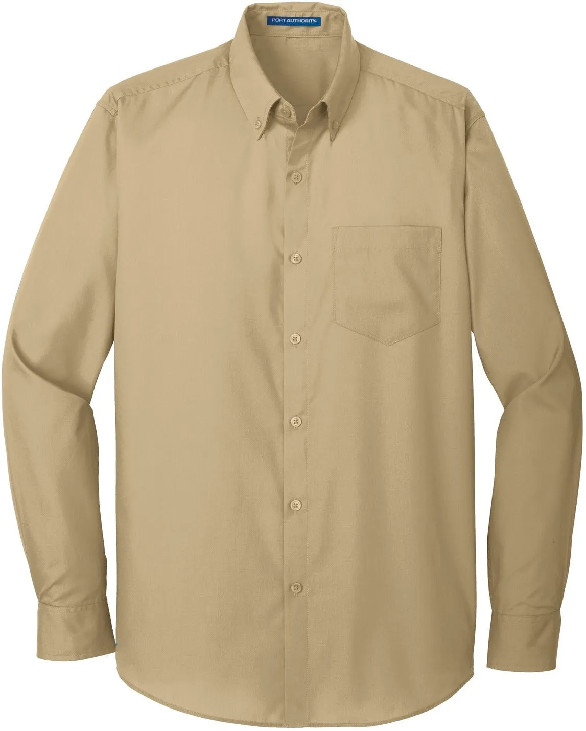 OUTLET-Port Authority Carefree Poplin Shirt