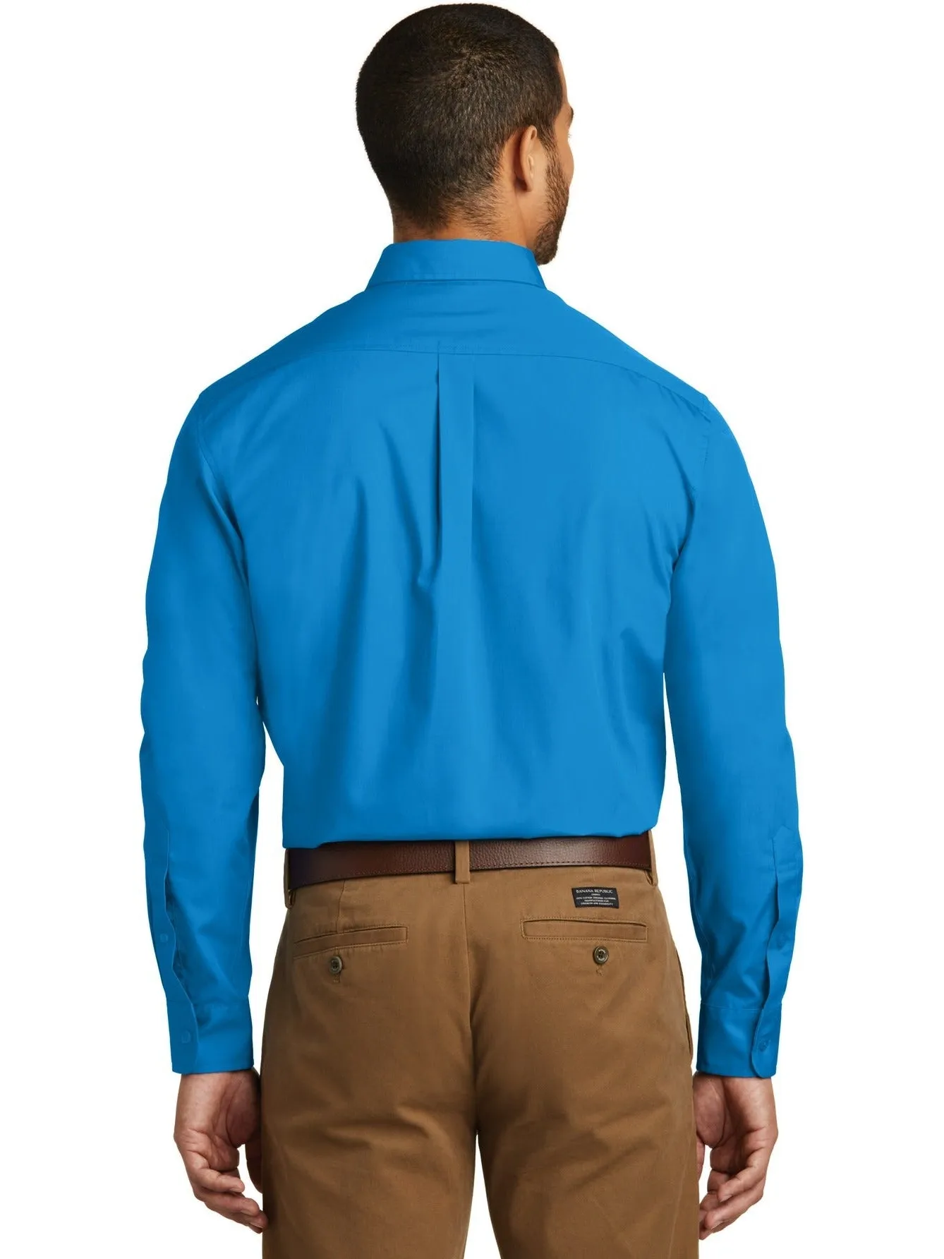 OUTLET-Port Authority Carefree Poplin Shirt