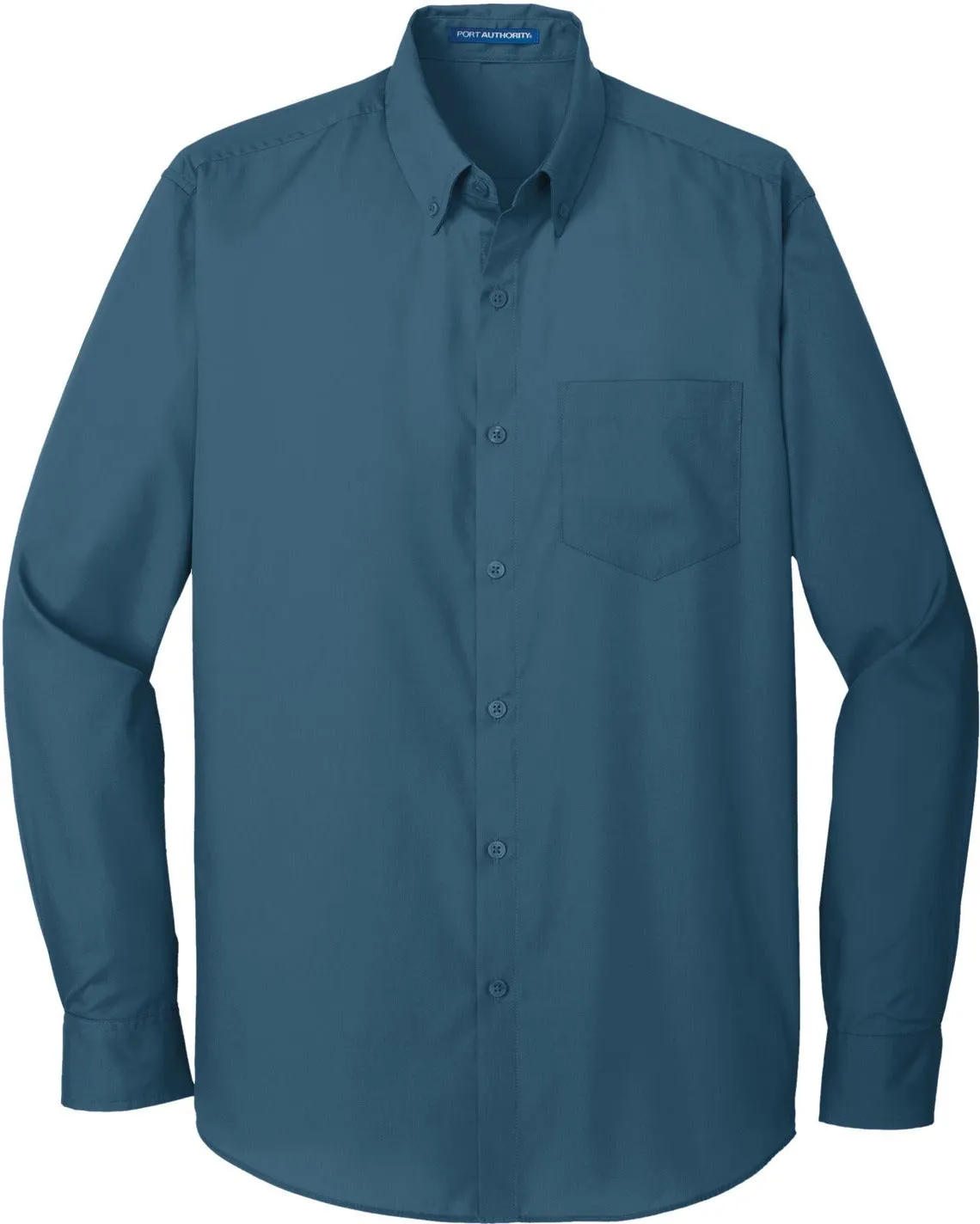 OUTLET-Port Authority Carefree Poplin Shirt