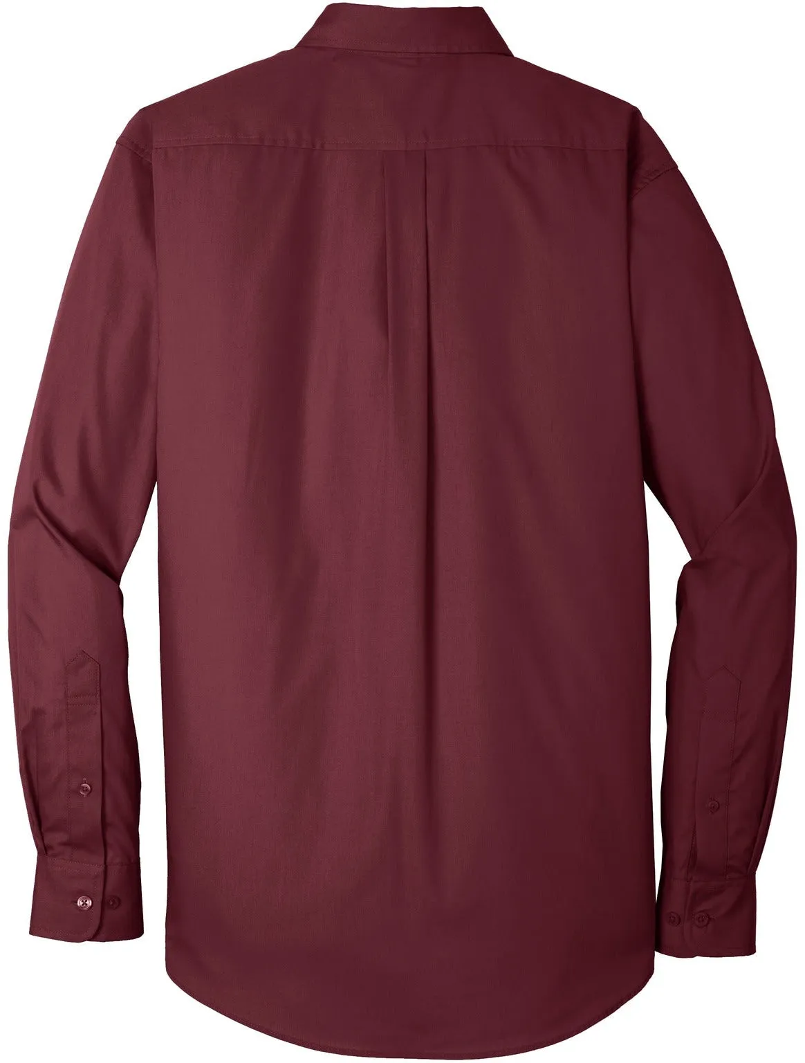 OUTLET-Port Authority Carefree Poplin Shirt
