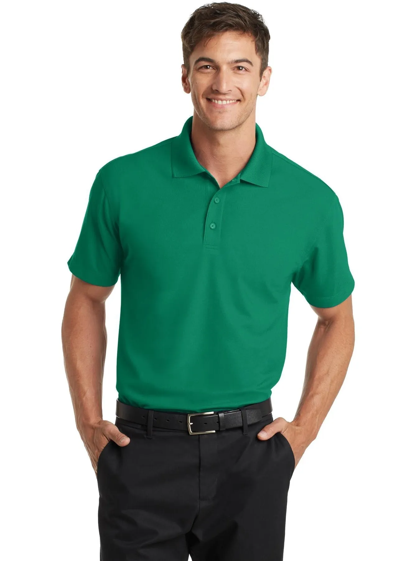 OUTLET-Port Authority Dry Zone Grid Polo