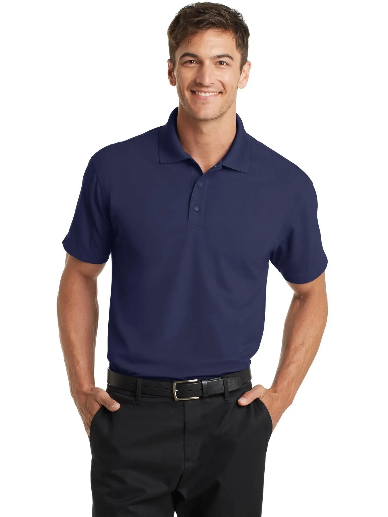 OUTLET-Port Authority Dry Zone Grid Polo