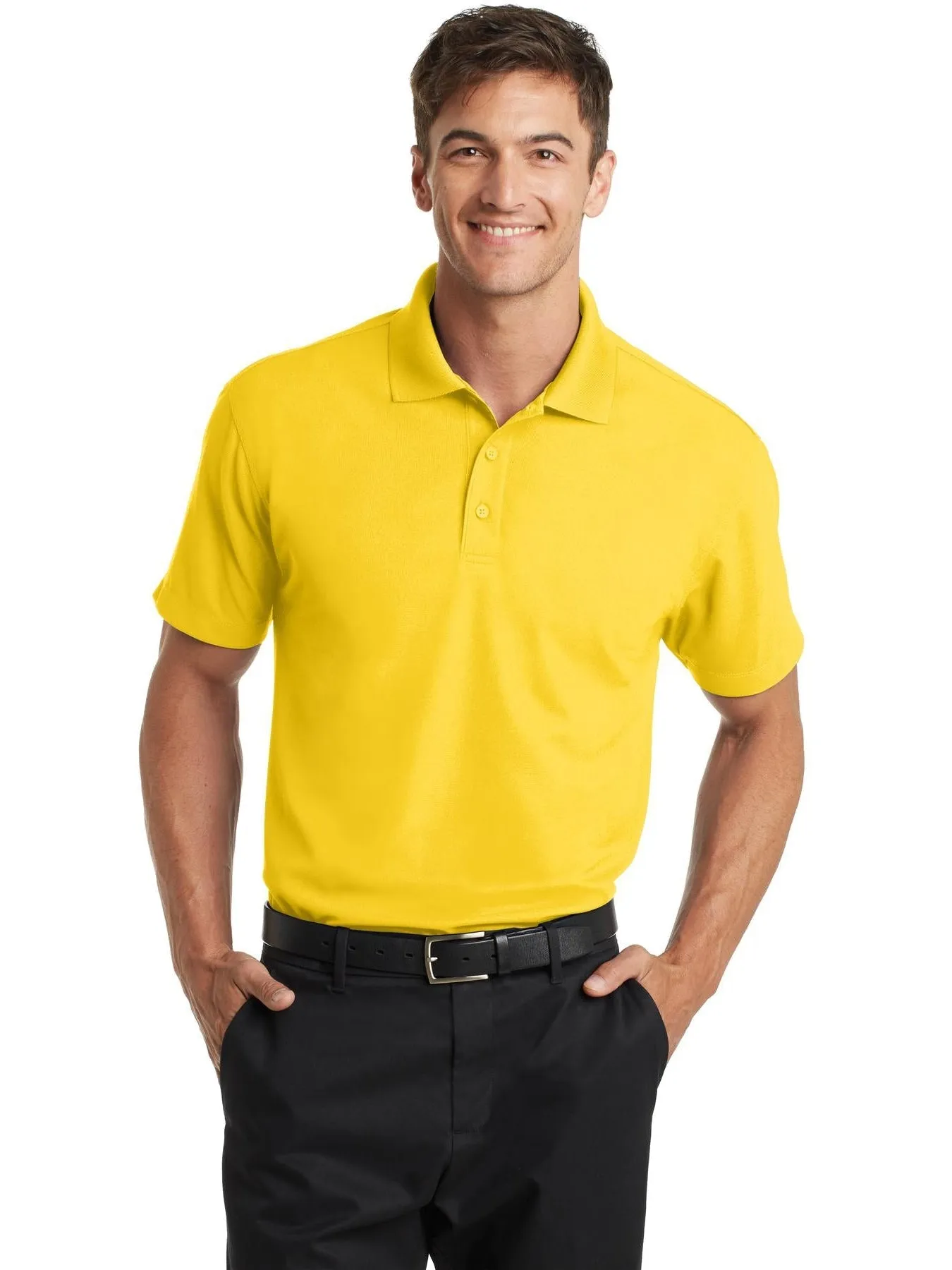 OUTLET-Port Authority Dry Zone Grid Polo