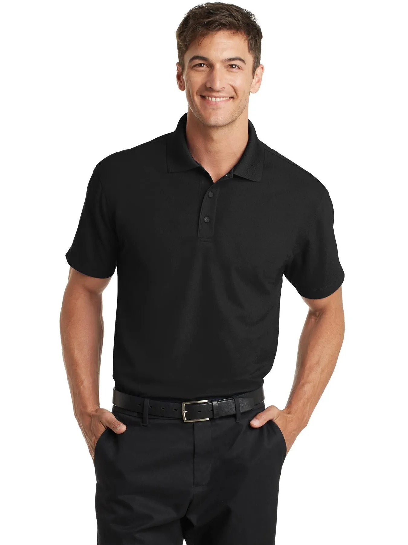 OUTLET-Port Authority Dry Zone Grid Polo