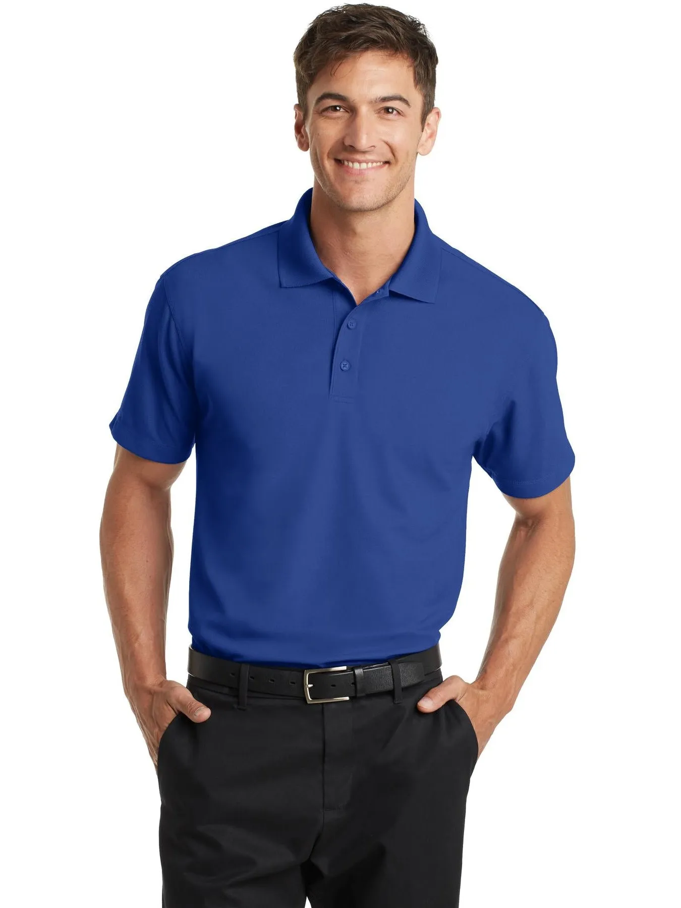 OUTLET-Port Authority Dry Zone Grid Polo