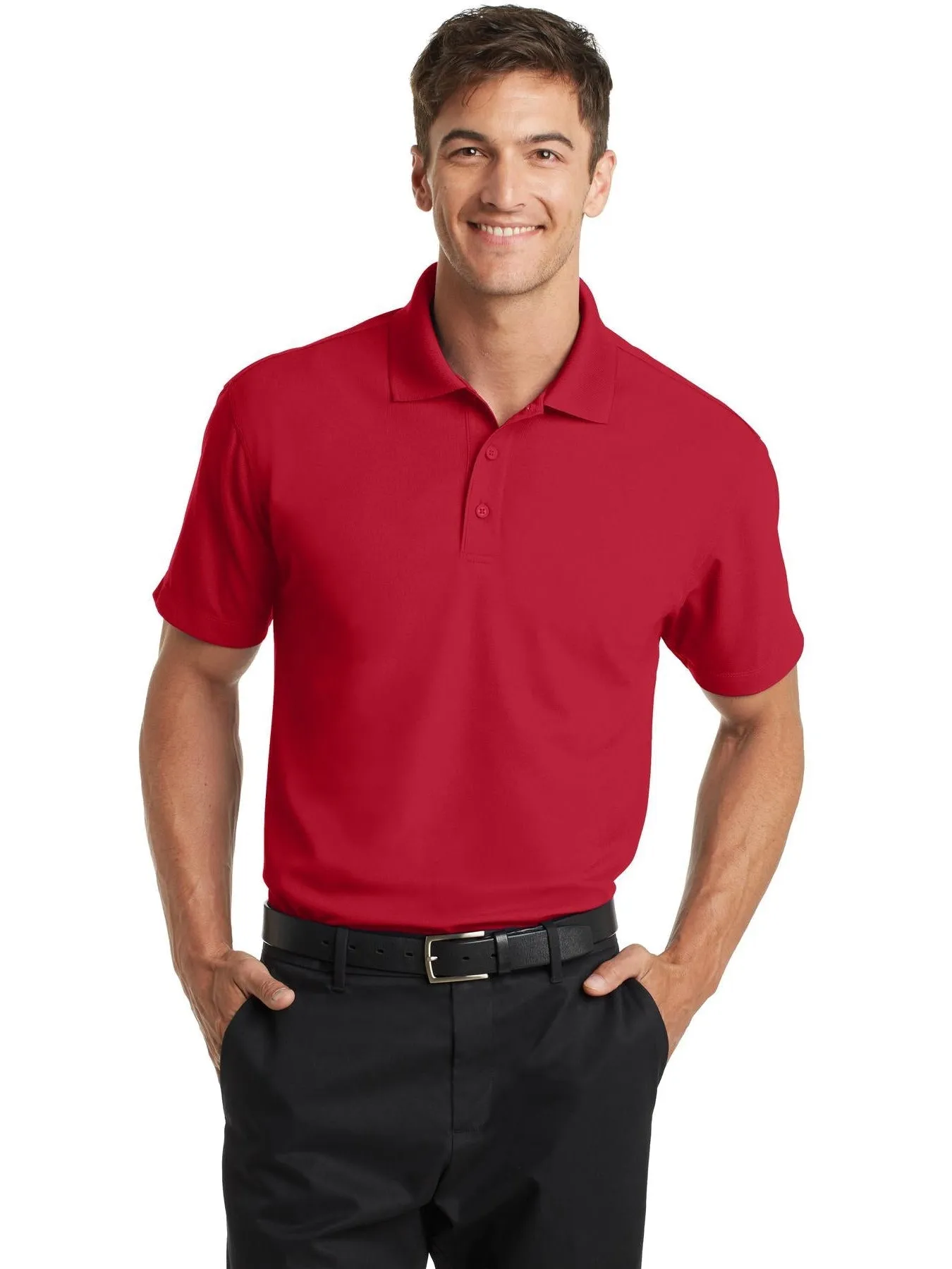 OUTLET-Port Authority Dry Zone Grid Polo