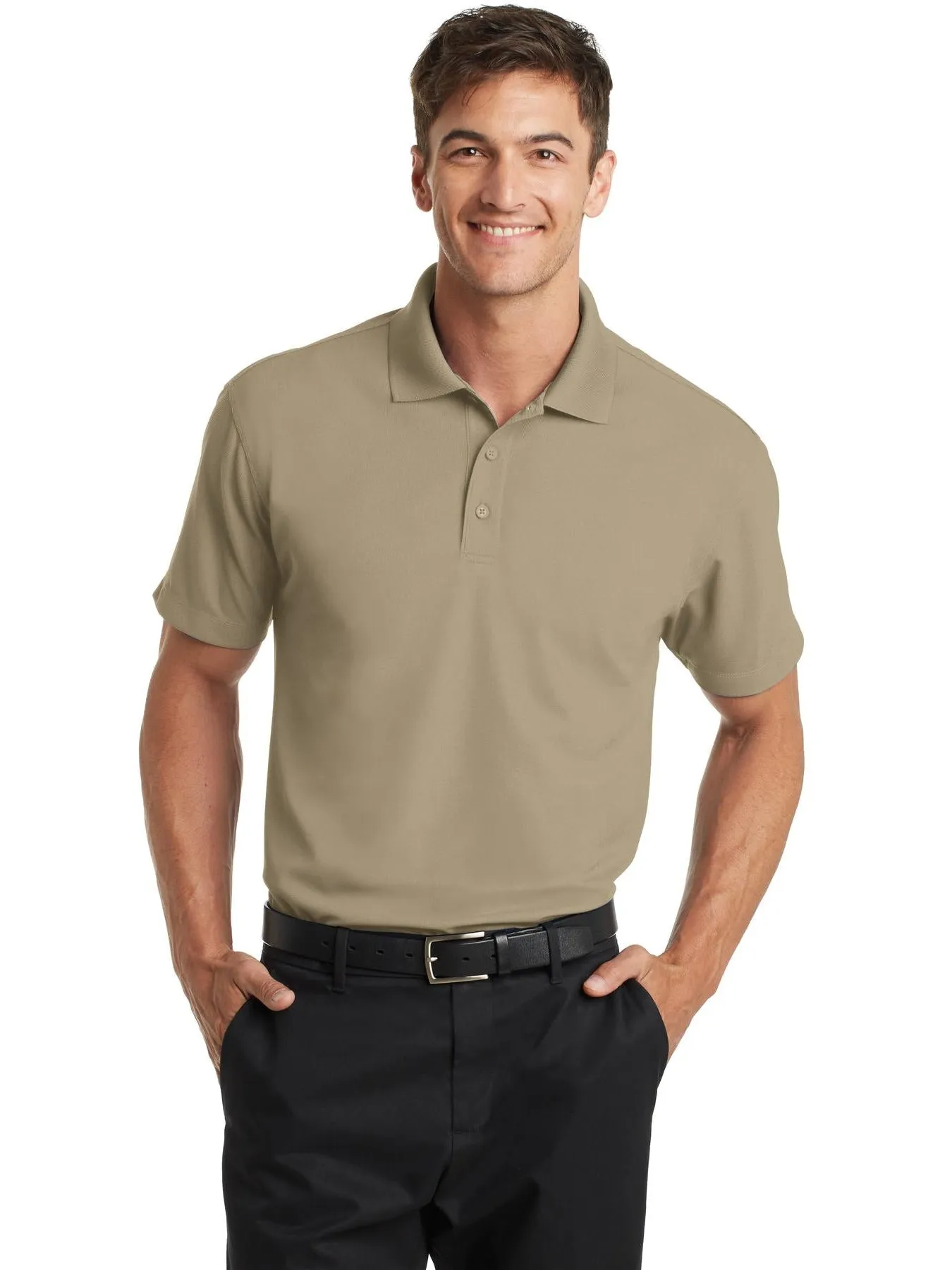OUTLET-Port Authority Dry Zone Grid Polo