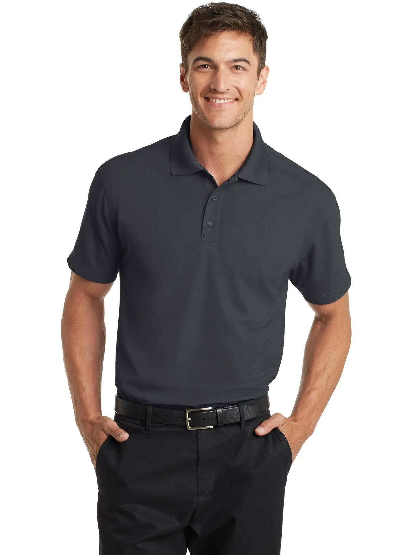 OUTLET-Port Authority Dry Zone Grid Polo