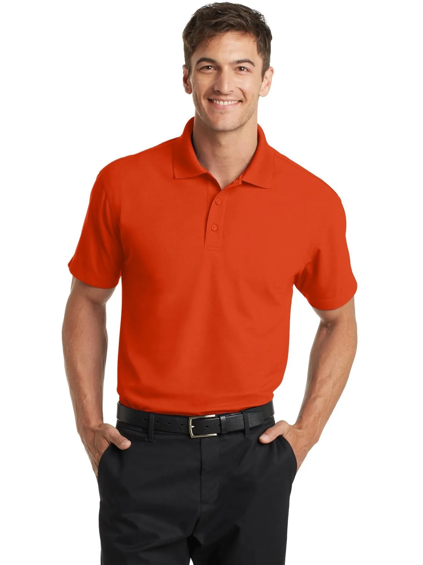 OUTLET-Port Authority Dry Zone Grid Polo