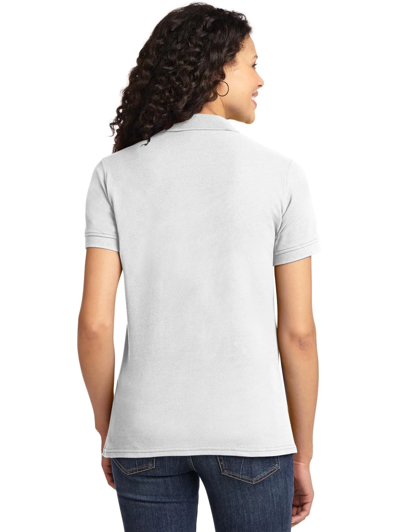 OUTLET-Port Authority Ladies 50/50 Pique Polo