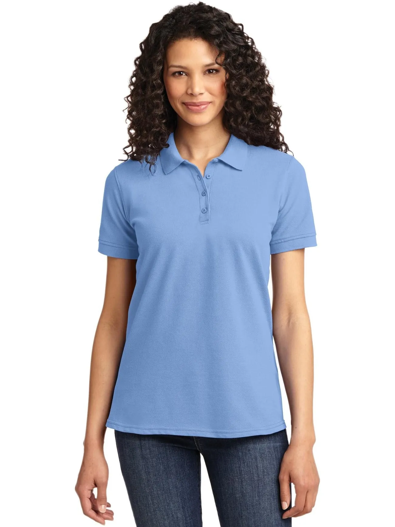 OUTLET-Port Authority Ladies 50/50 Pique Polo