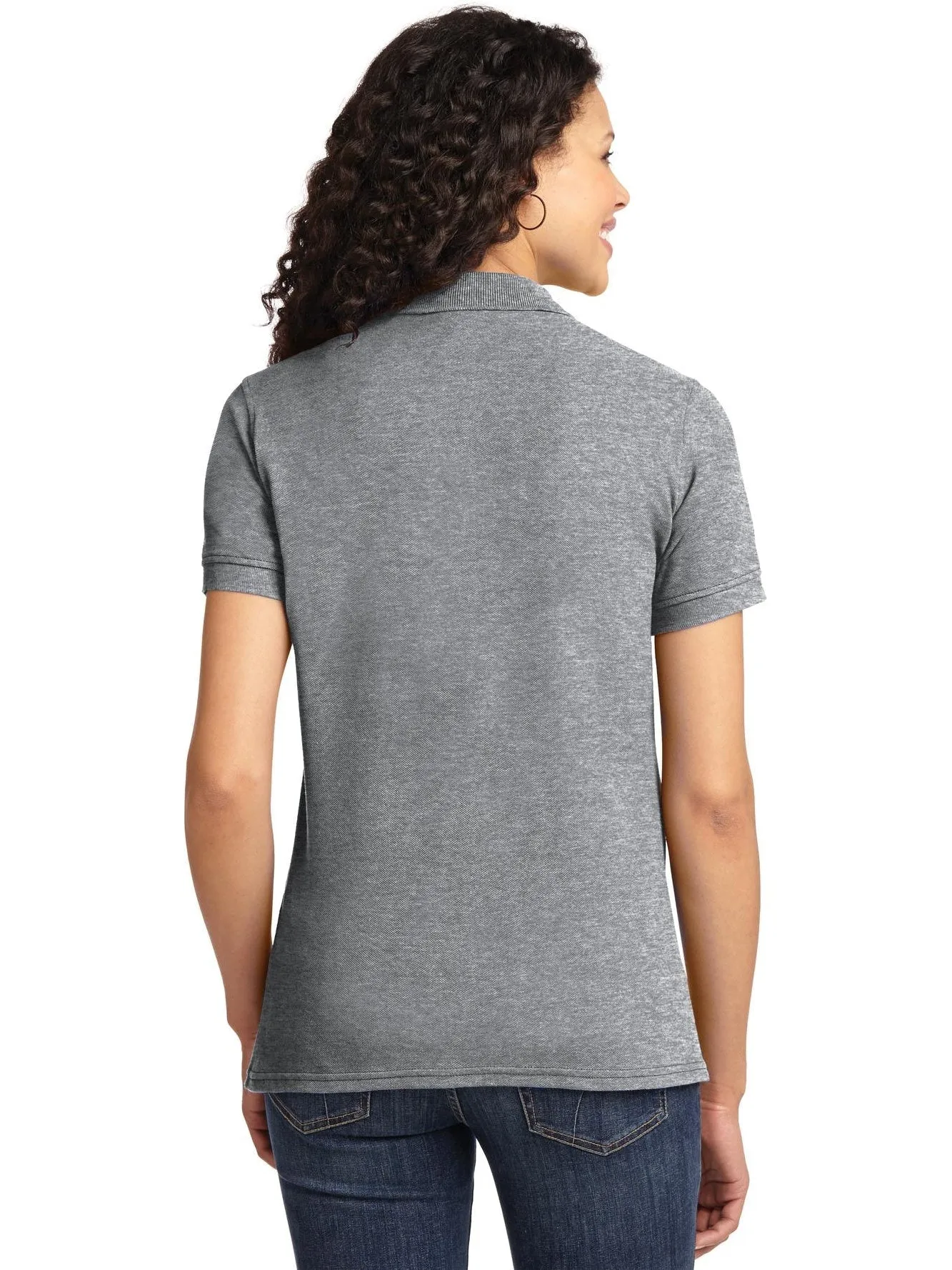 OUTLET-Port Authority Ladies 50/50 Pique Polo