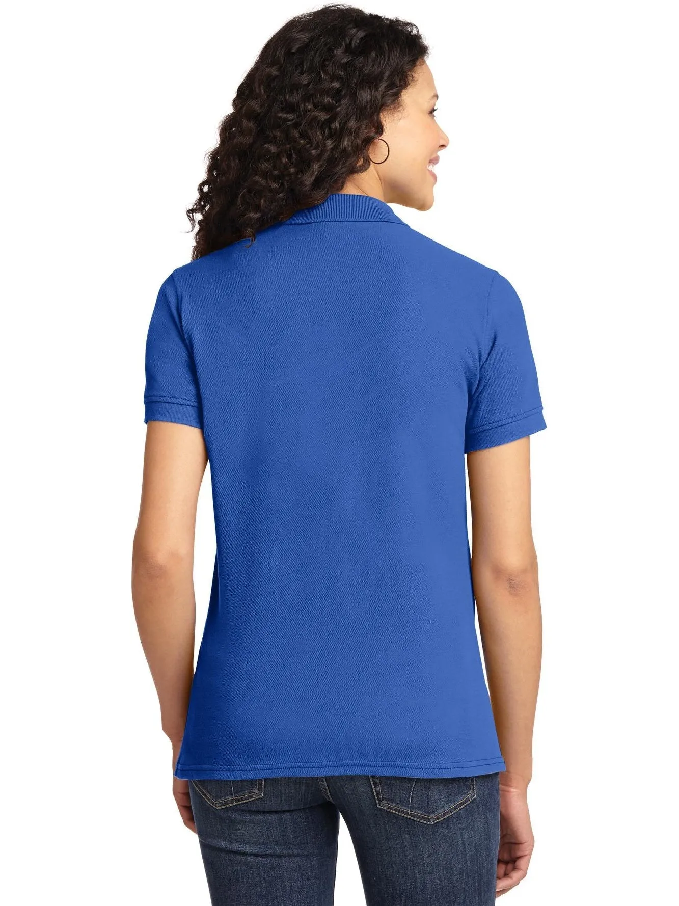 OUTLET-Port Authority Ladies 50/50 Pique Polo
