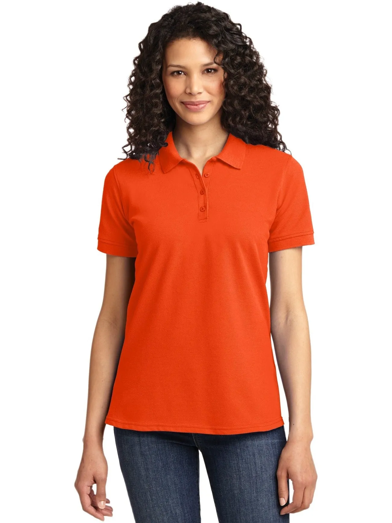 OUTLET-Port Authority Ladies 50/50 Pique Polo