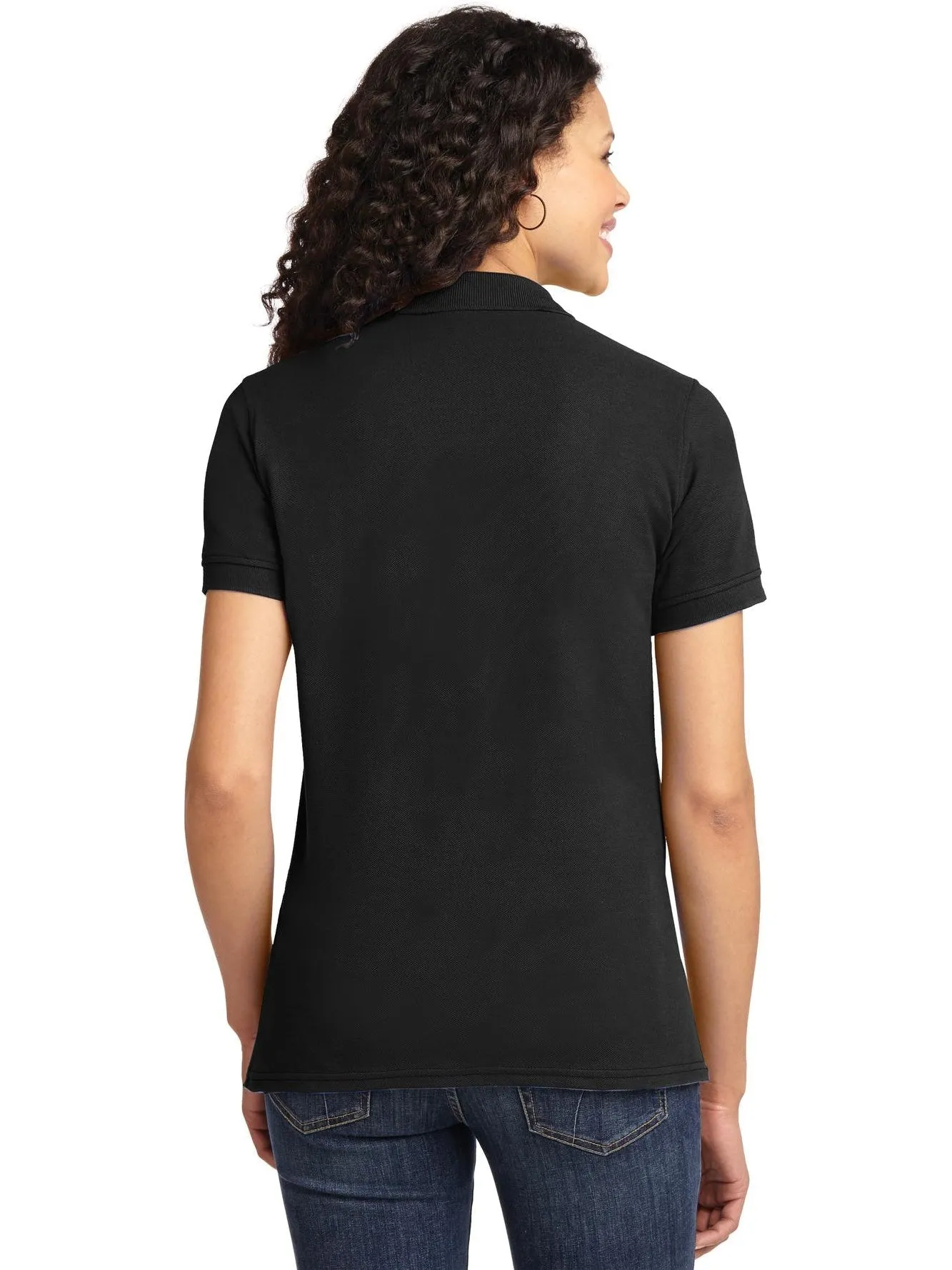 OUTLET-Port Authority Ladies 50/50 Pique Polo