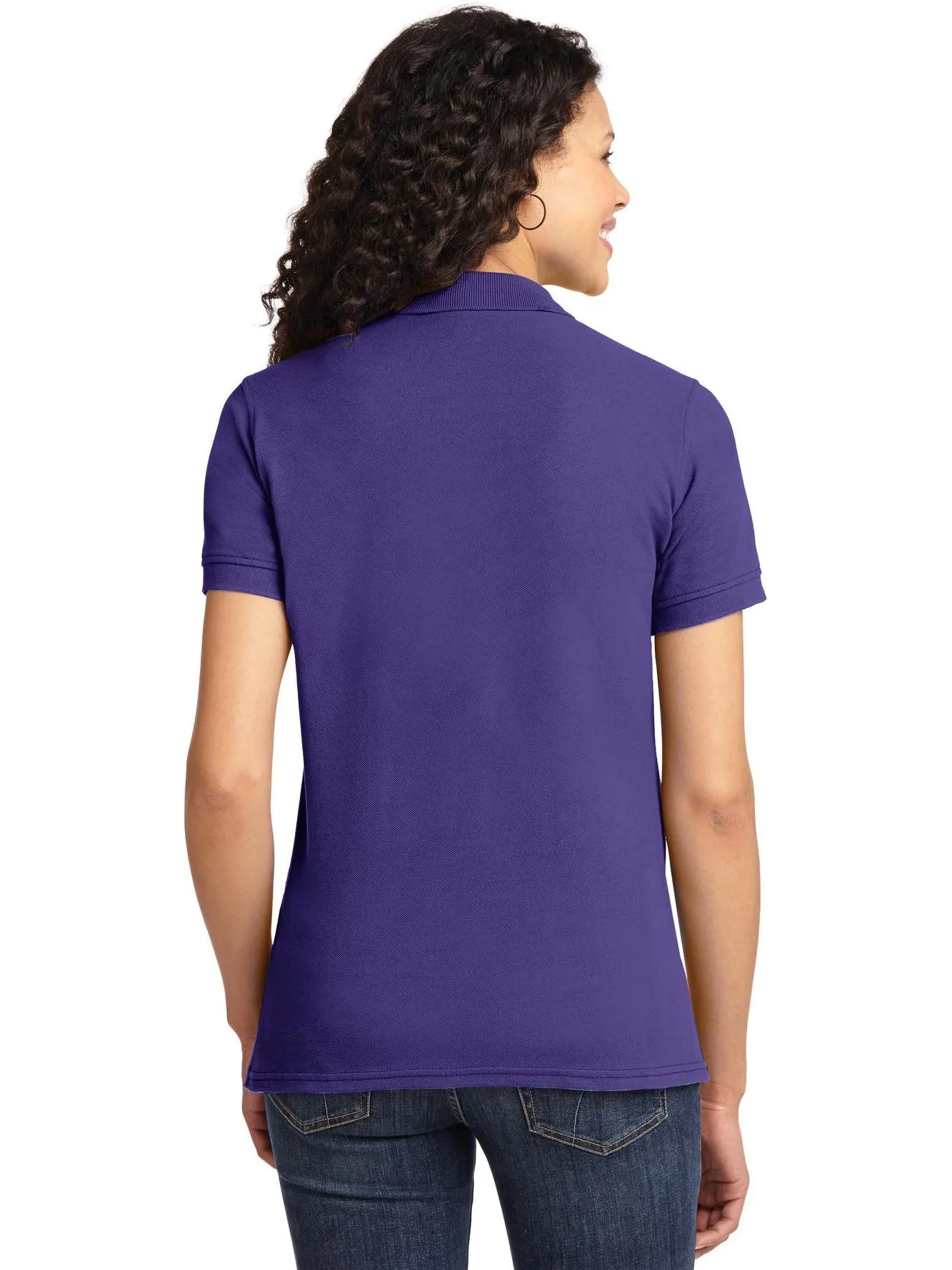 OUTLET-Port Authority Ladies 50/50 Pique Polo