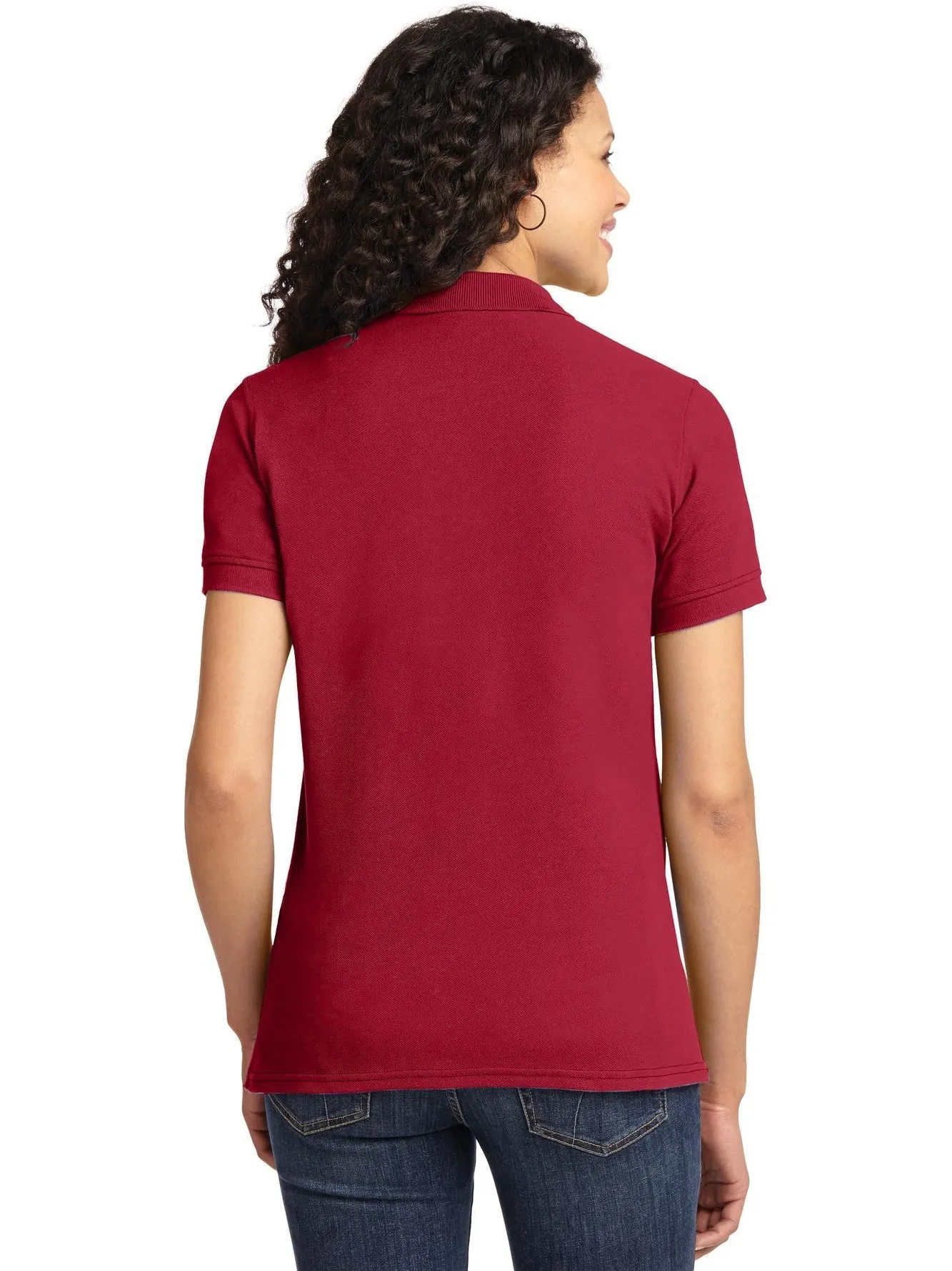 OUTLET-Port Authority Ladies 50/50 Pique Polo