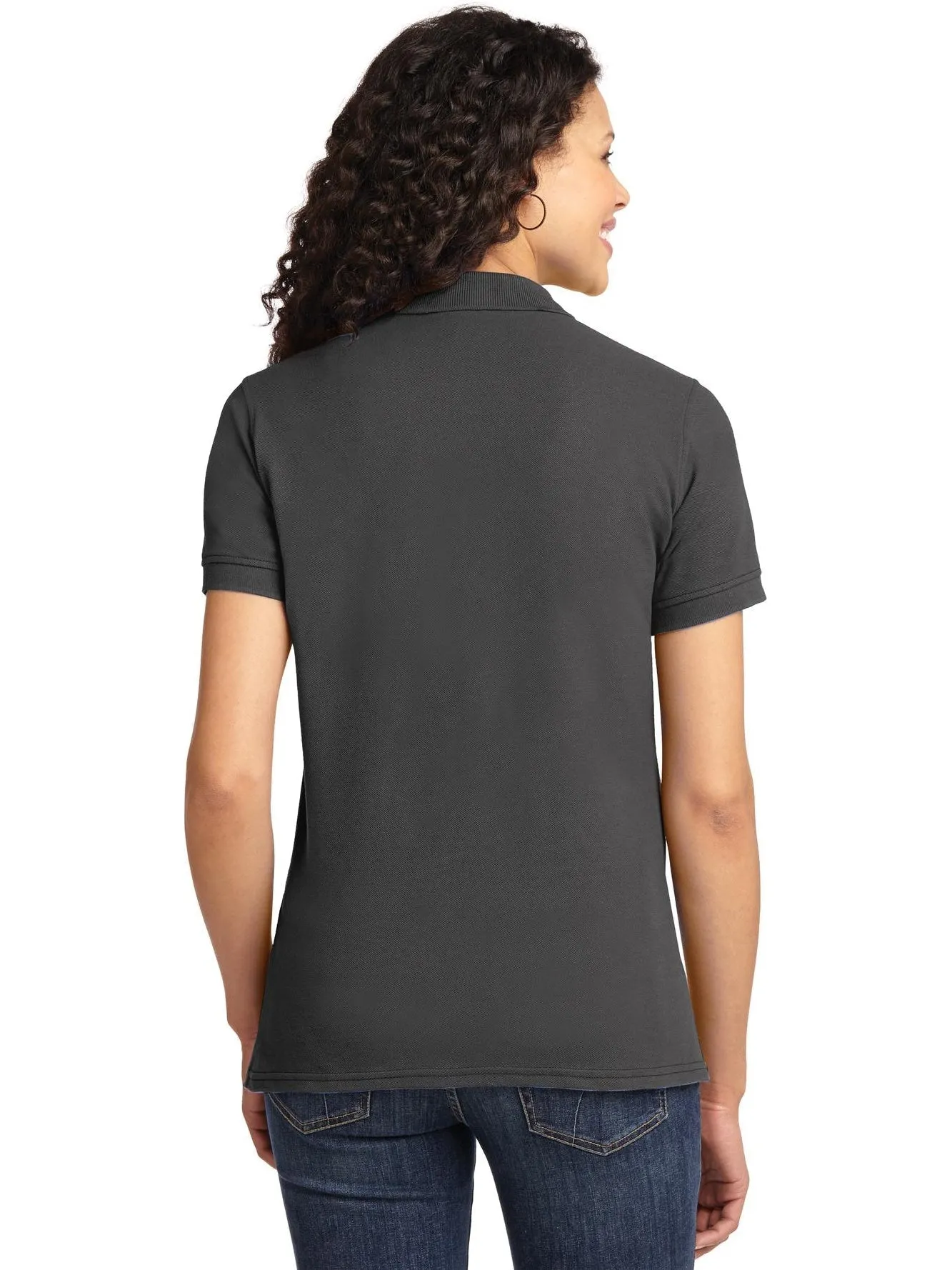 OUTLET-Port Authority Ladies 50/50 Pique Polo