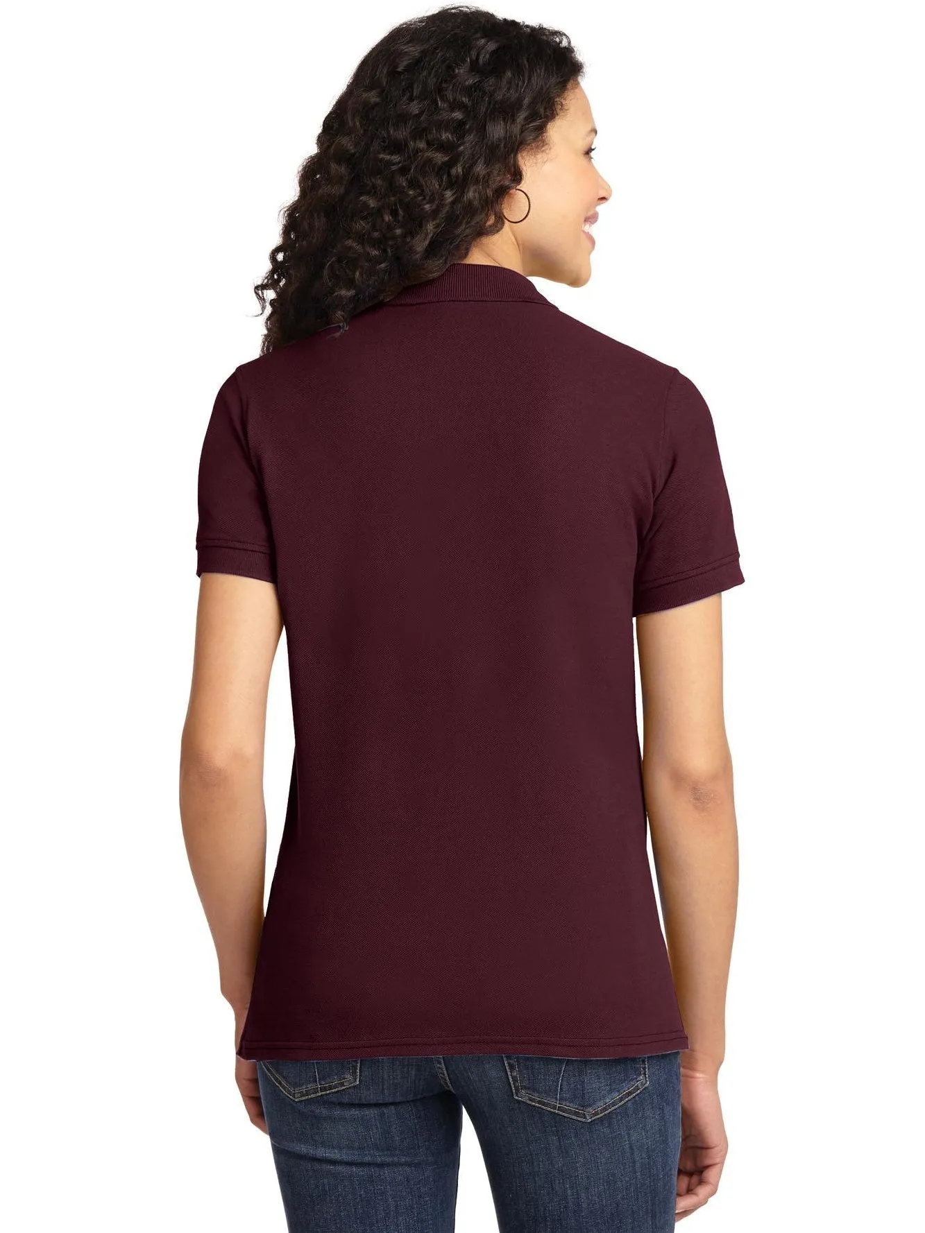 OUTLET-Port Authority Ladies 50/50 Pique Polo