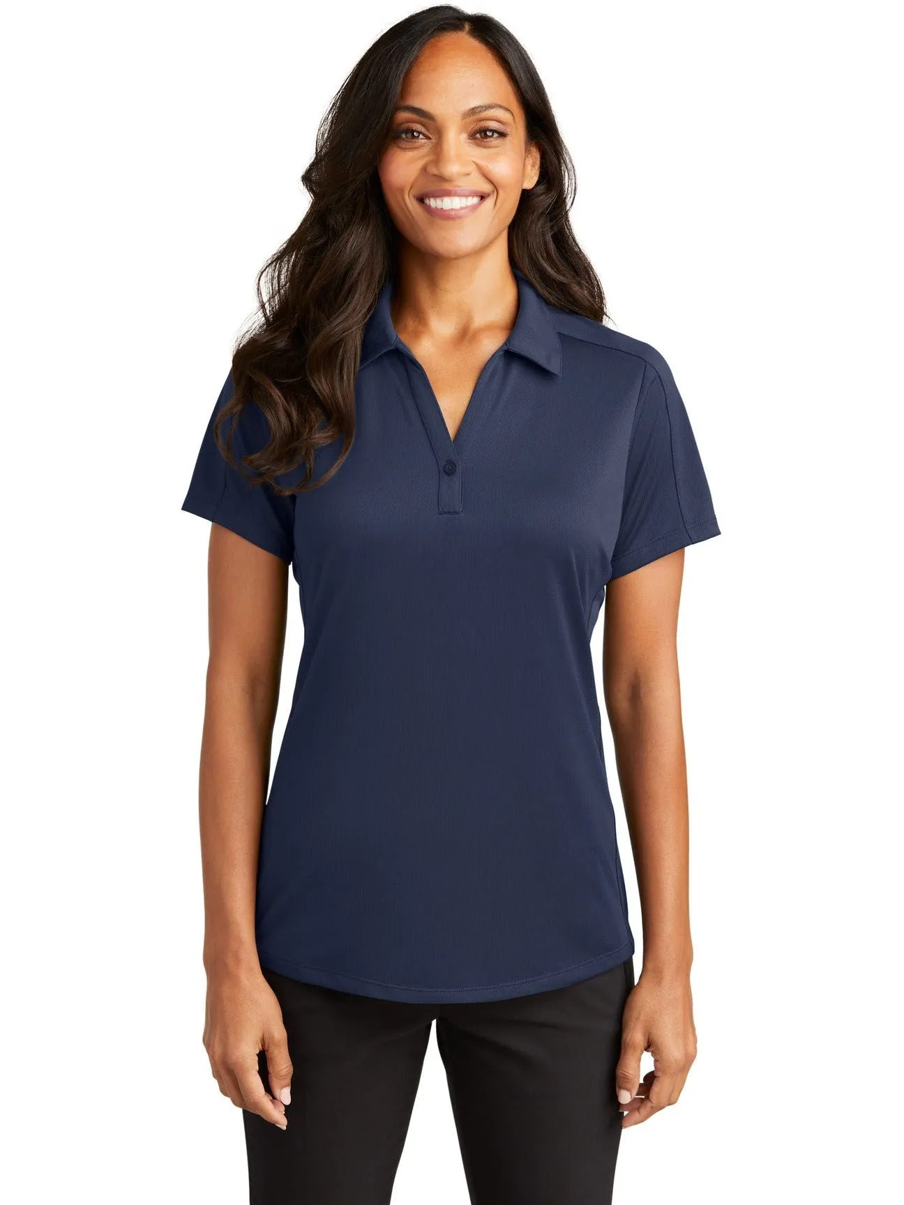 OUTLET-Port Authority Ladies Diamond Jacquard Polo