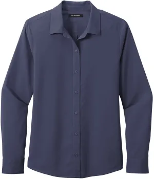 OUTLET-Port Authority Ladies Long Sleeve Performance Staff Shirt