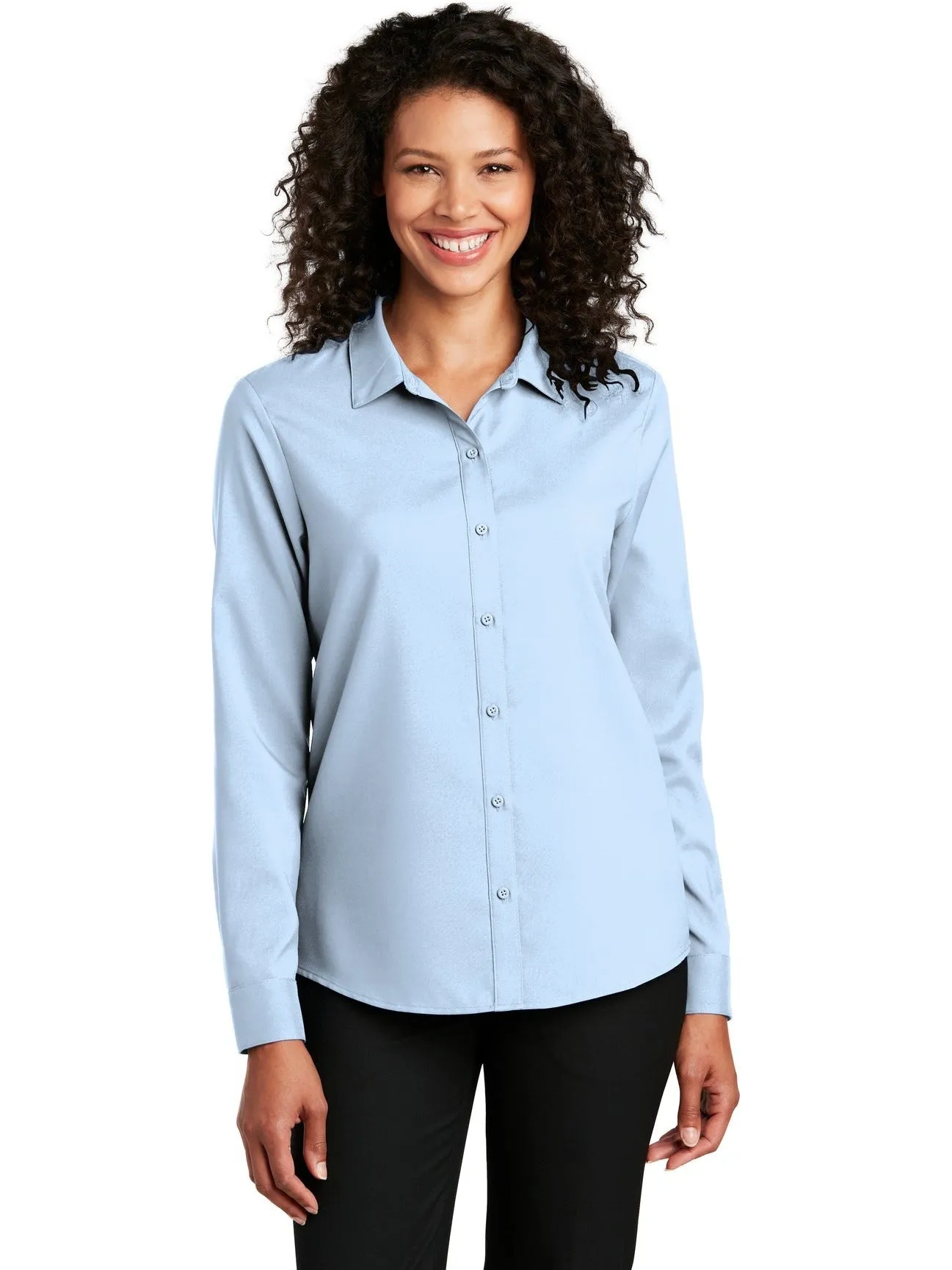 OUTLET-Port Authority Ladies Long Sleeve Performance Staff Shirt