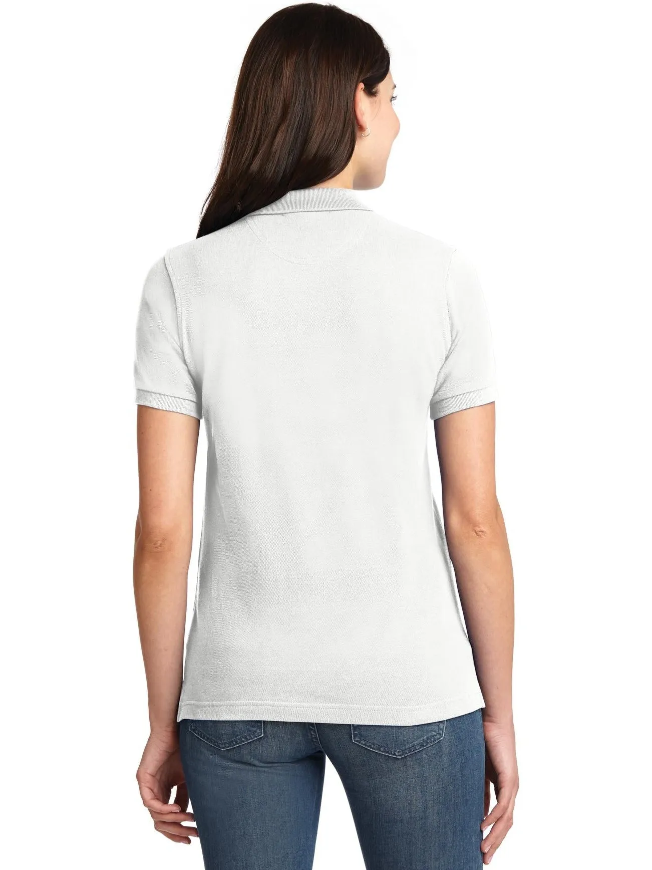 OUTLET-Port Authority Ladies Pique Knit Polo