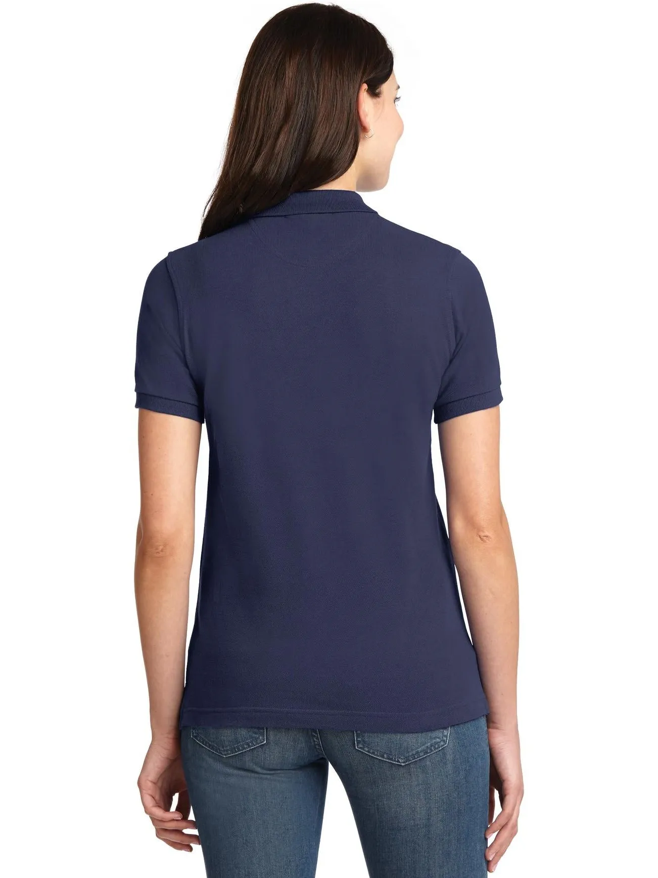 OUTLET-Port Authority Ladies Pique Knit Polo