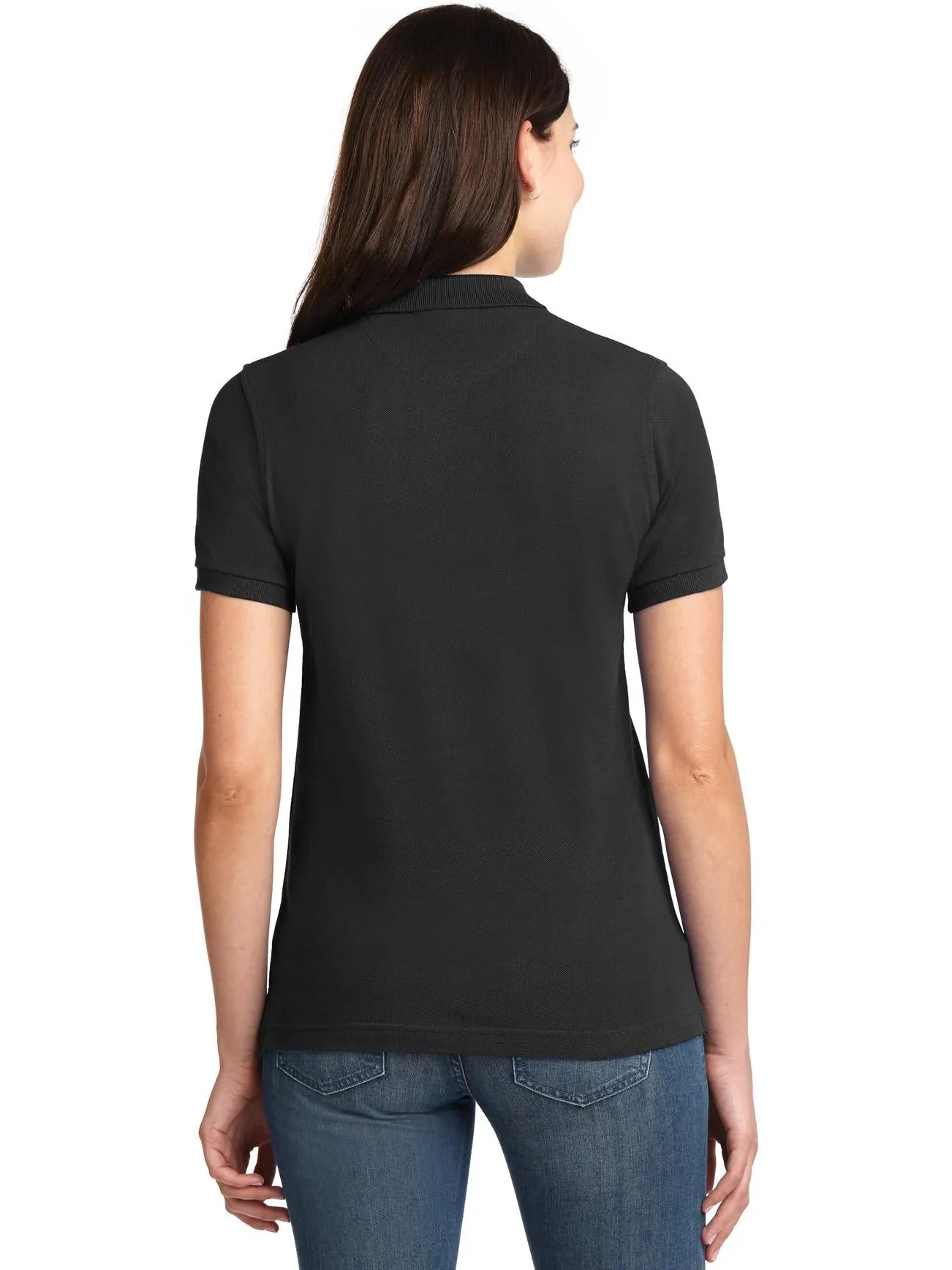 OUTLET-Port Authority Ladies Pique Knit Polo