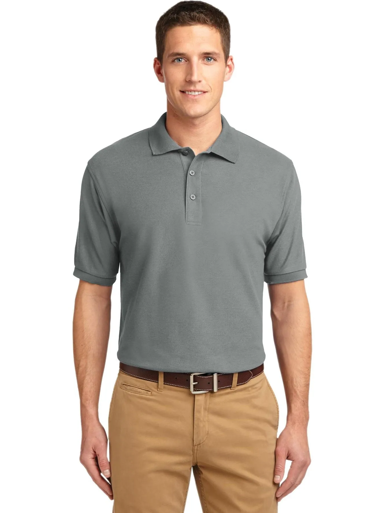 OUTLET-Port Authority Tall Silk Touch Polo Shirt