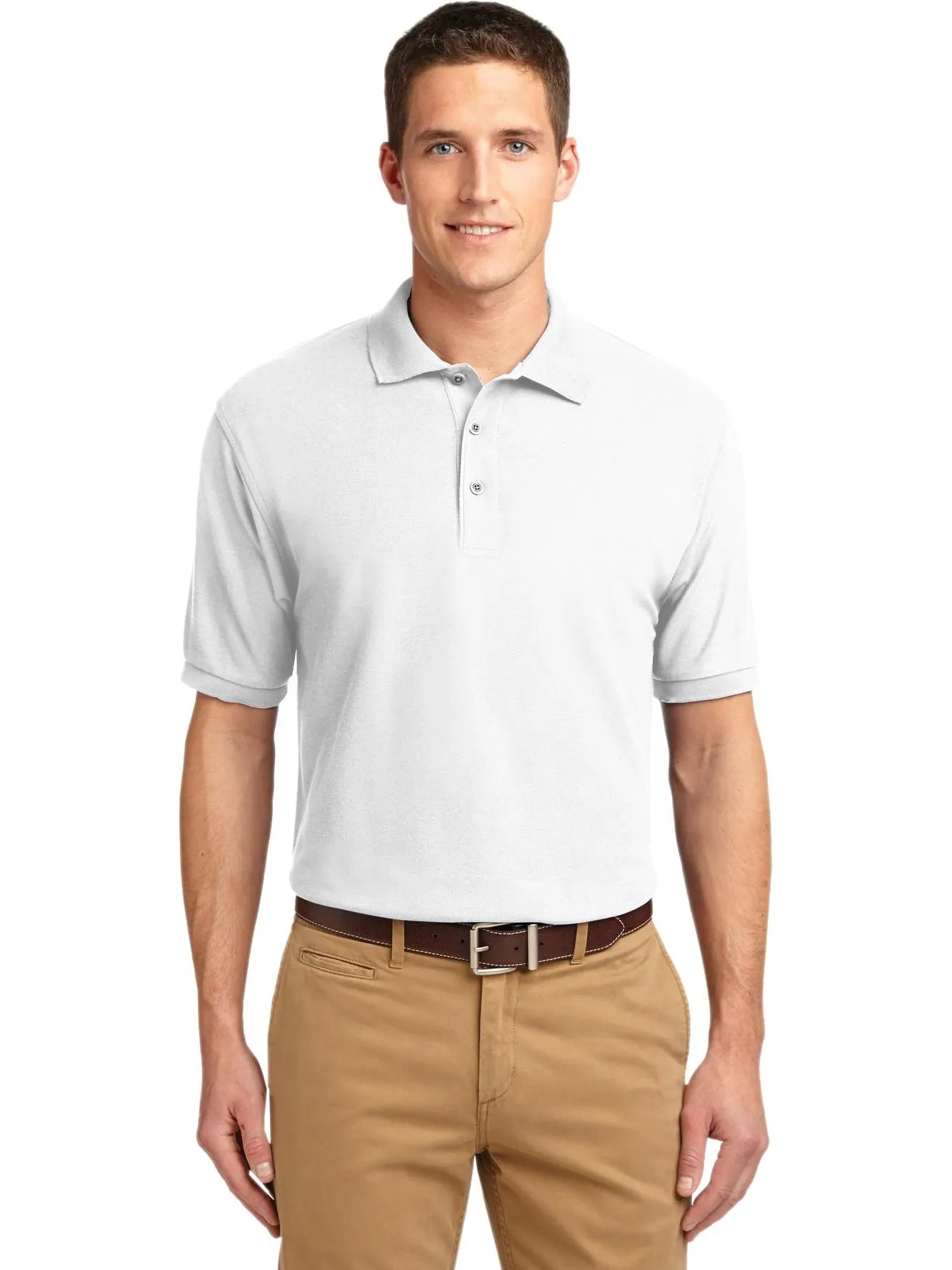 OUTLET-Port Authority Tall Silk Touch Polo Shirt