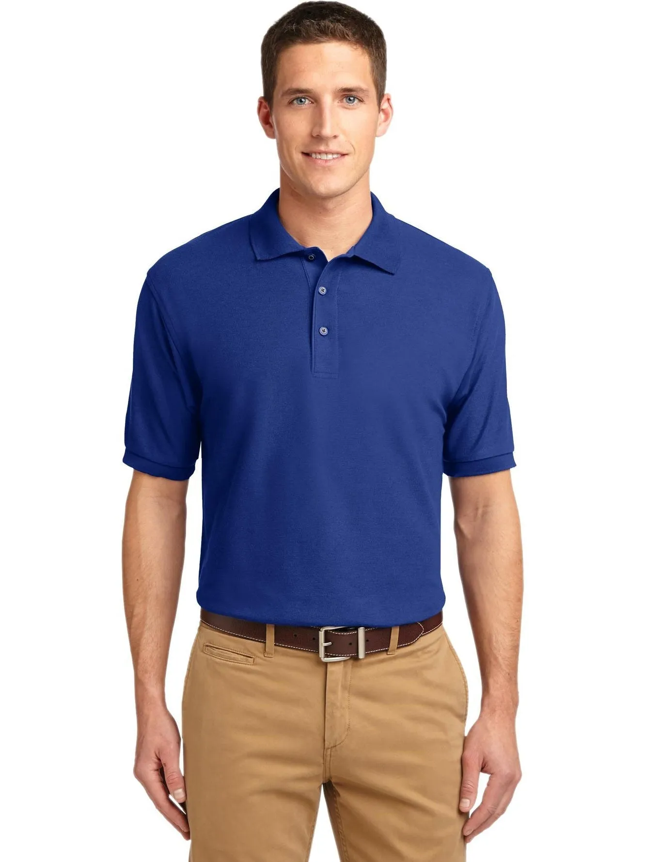 OUTLET-Port Authority Tall Silk Touch Polo Shirt