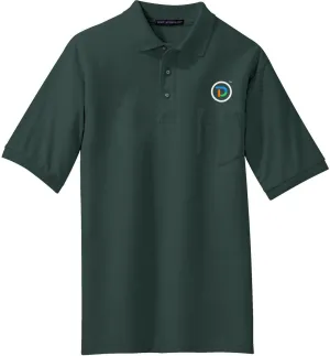 OUTLET-Port Authority Tall Silk Touch Polo with Pocket