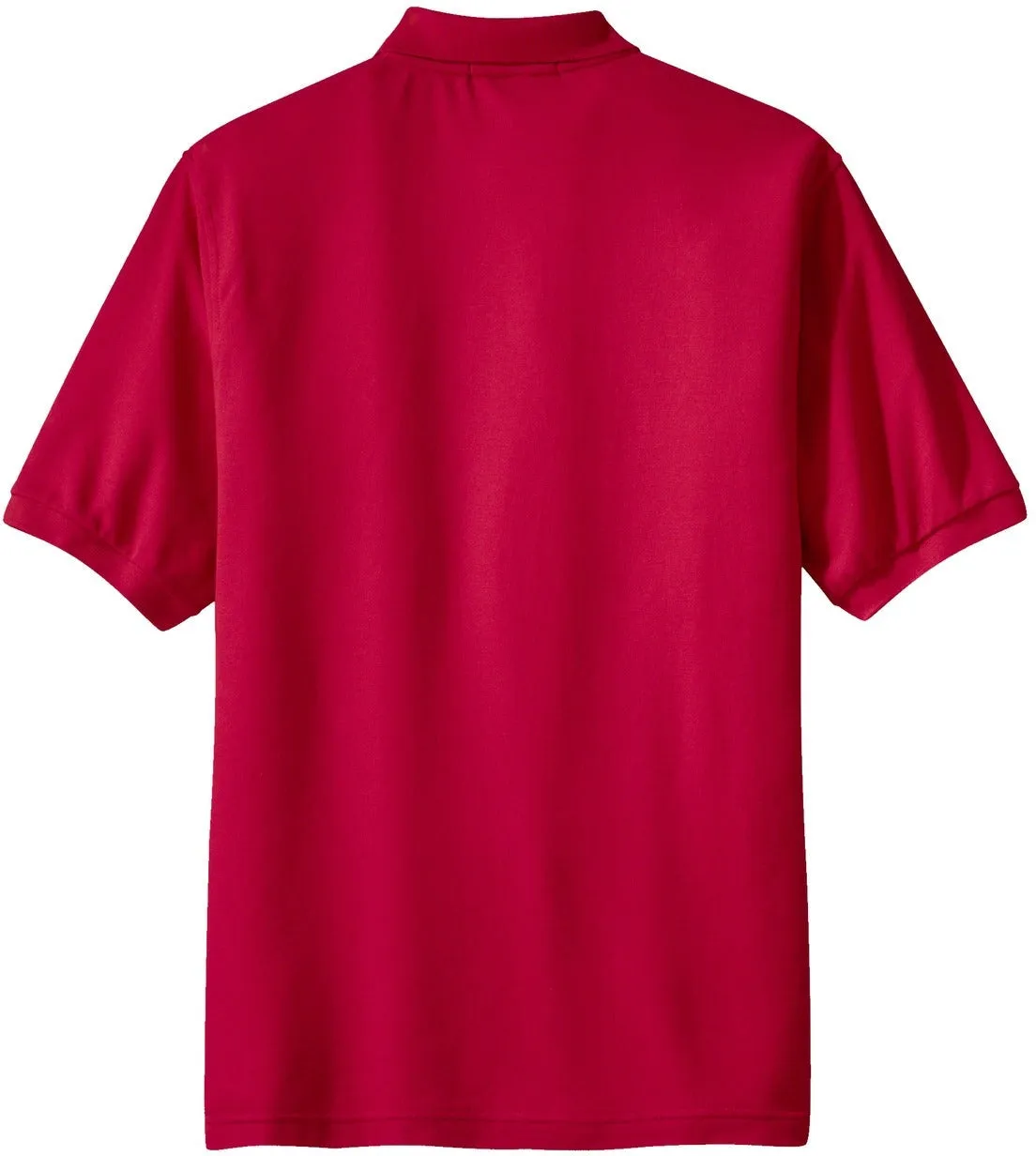OUTLET-Port Authority Tall Silk Touch Polo with Pocket