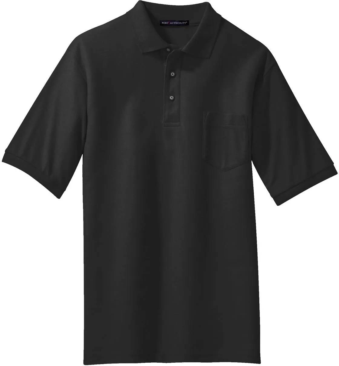 OUTLET-Port Authority Tall Silk Touch Polo with Pocket
