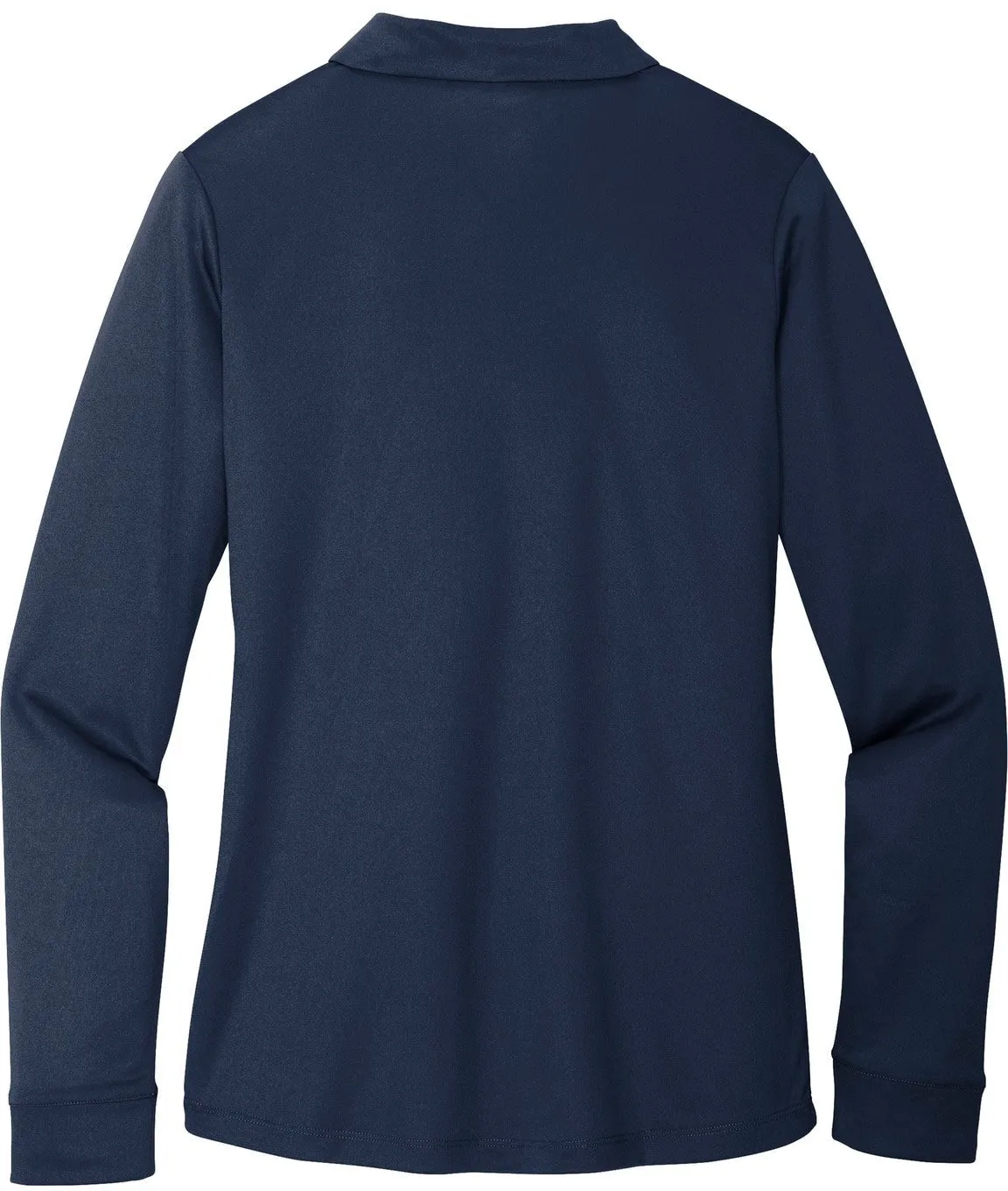 OUTLET-Port AuthorityLadies Silk Touch Performance Long Sleeve Polo