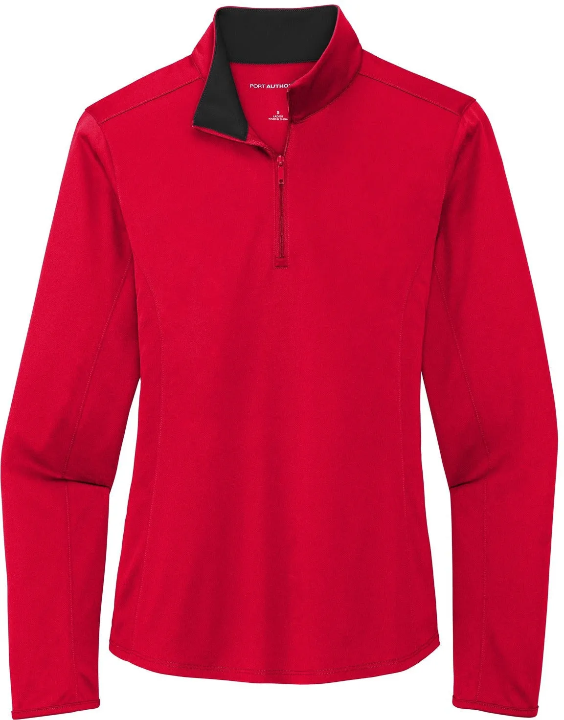 OUTLET-Port AuthorityLadies Silk TouchPerformance 1/4-Zip