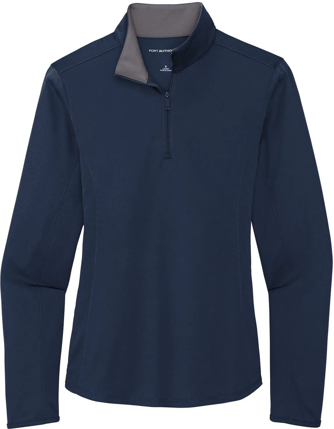 OUTLET-Port AuthorityLadies Silk TouchPerformance 1/4-Zip