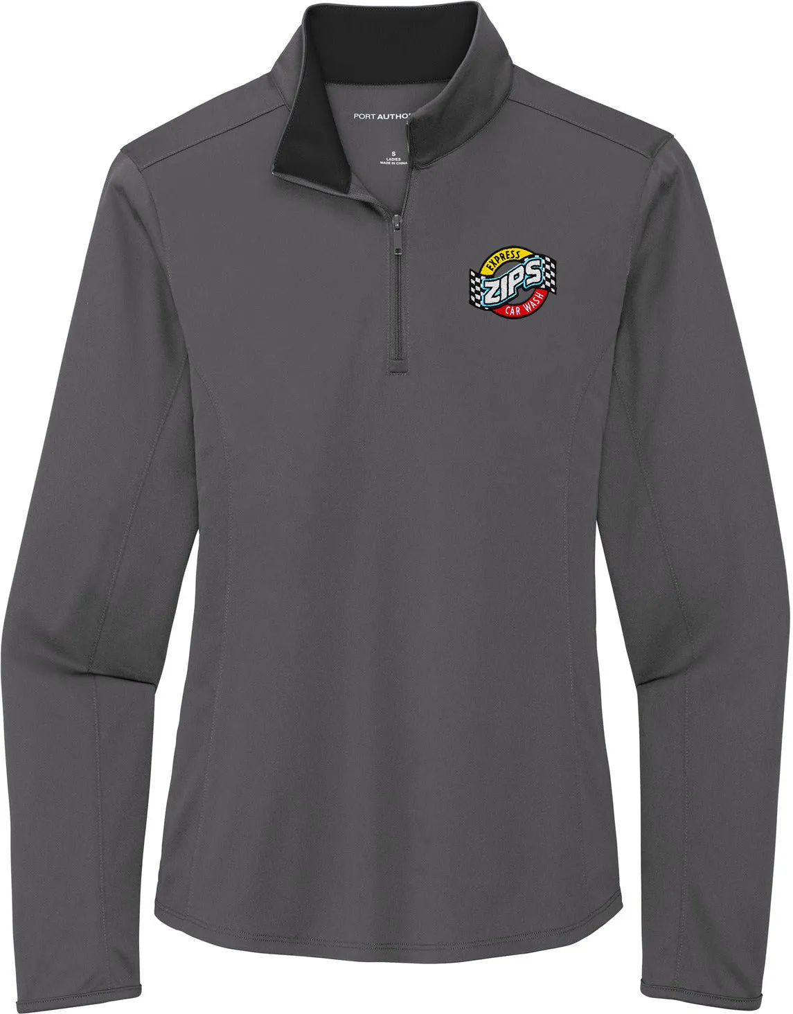 OUTLET-Port AuthorityLadies Silk TouchPerformance 1/4-Zip