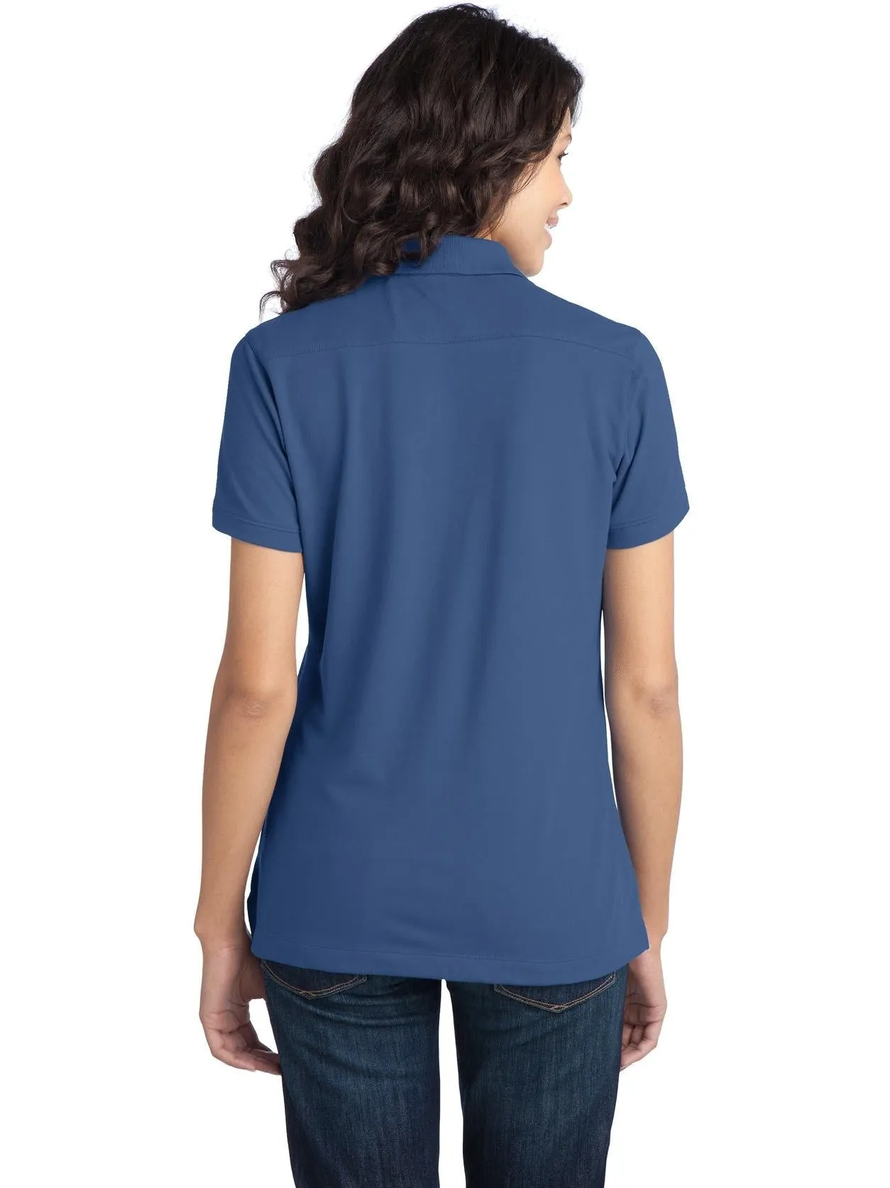 OUTLET-Port AuthorityLadies Stretch Pique Polo