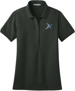 OUTLET-Port AuthorityLadies Stretch Pique Polo