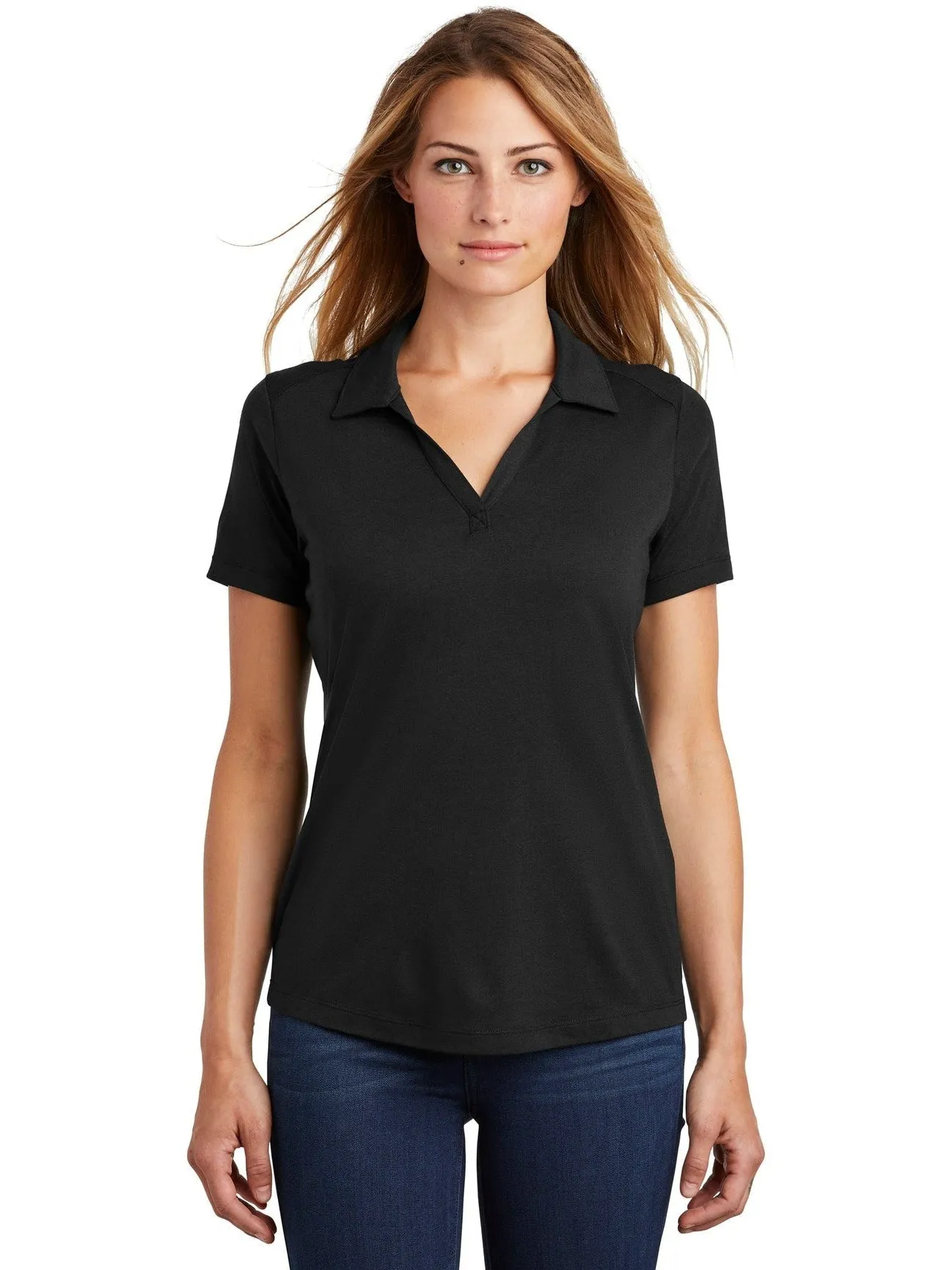 OUTLET-Sport-TekLadies PosiChargeTri-Blend Wicking Polo
