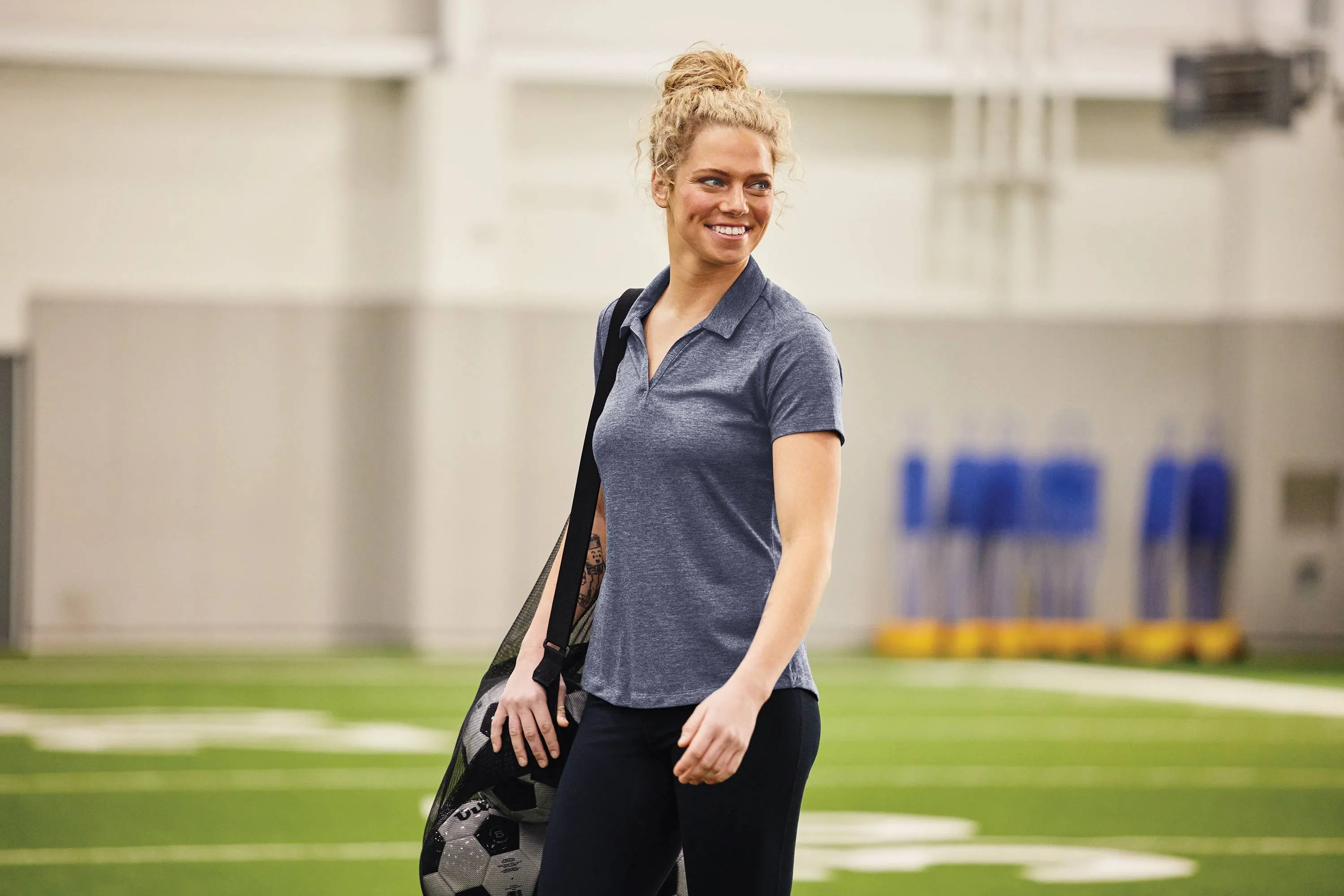 OUTLET-Sport-TekLadies PosiChargeTri-Blend Wicking Polo