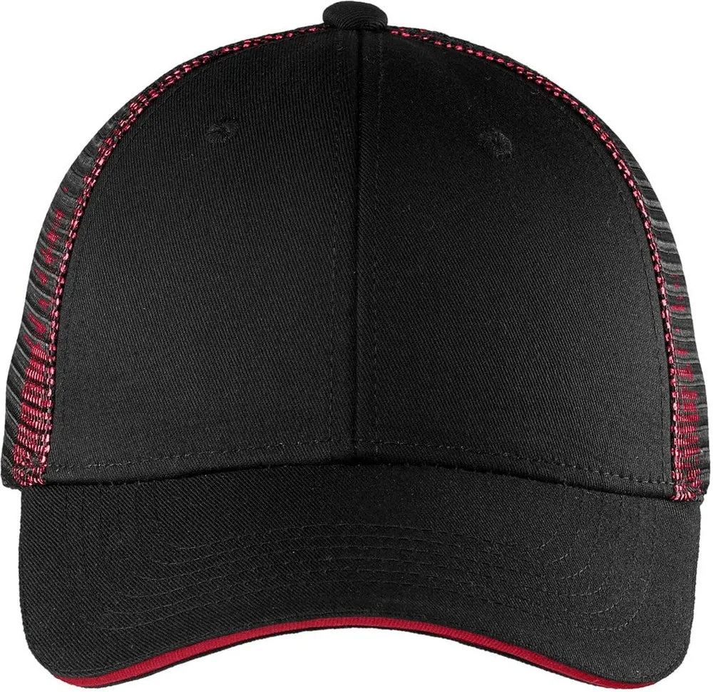 Port Authority Double Mesh Snapback Sandwich Cap