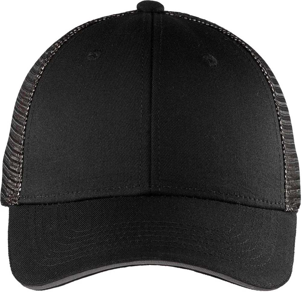Port Authority Double Mesh Snapback Sandwich Cap