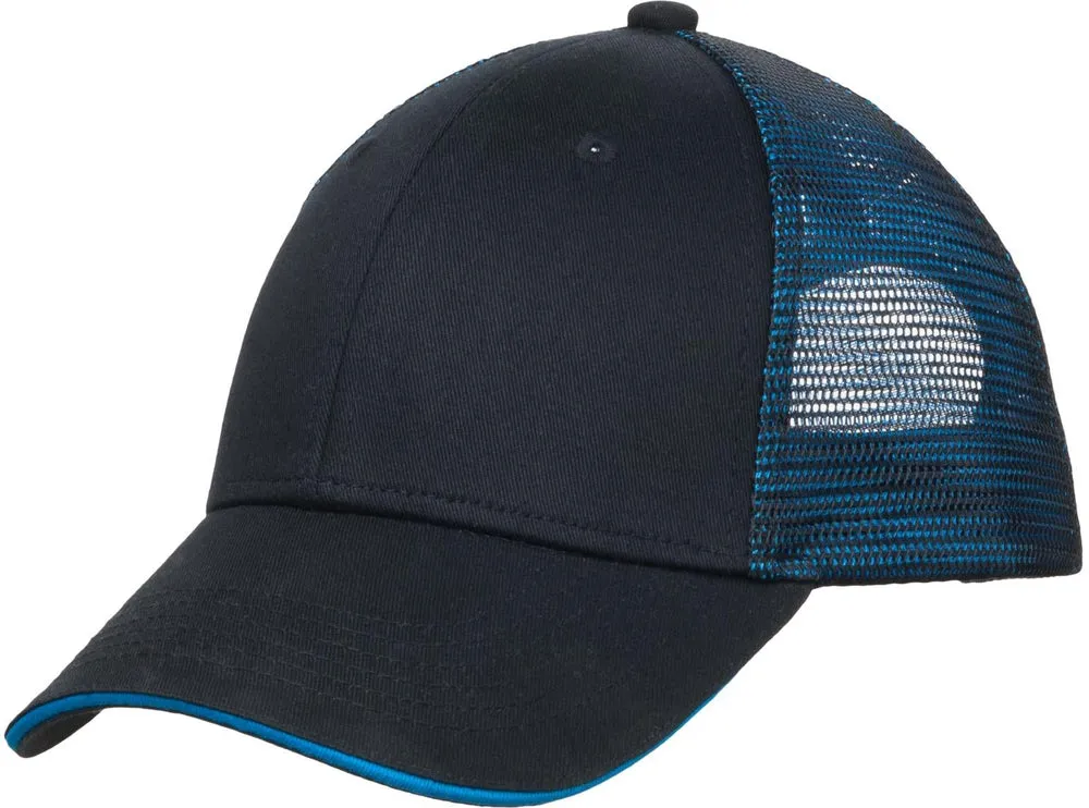 Port Authority Double Mesh Snapback Sandwich Cap