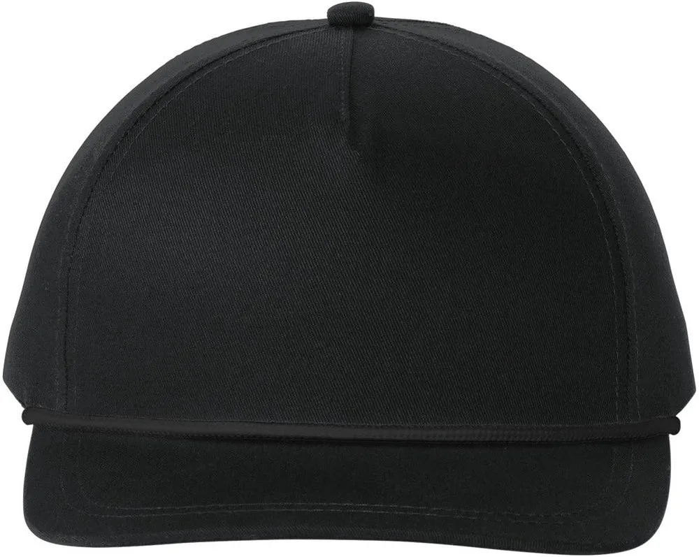 Port Authority Snapback Five-Panel Rope Cap