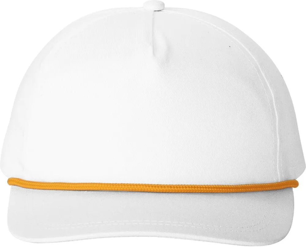 Port Authority Snapback Five-Panel Rope Cap