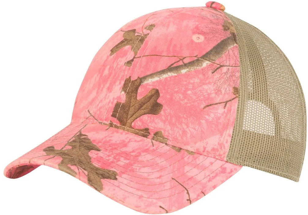 Port Authority Unstructured Camouflage Mesh Back Cap